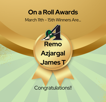 On a roll awards