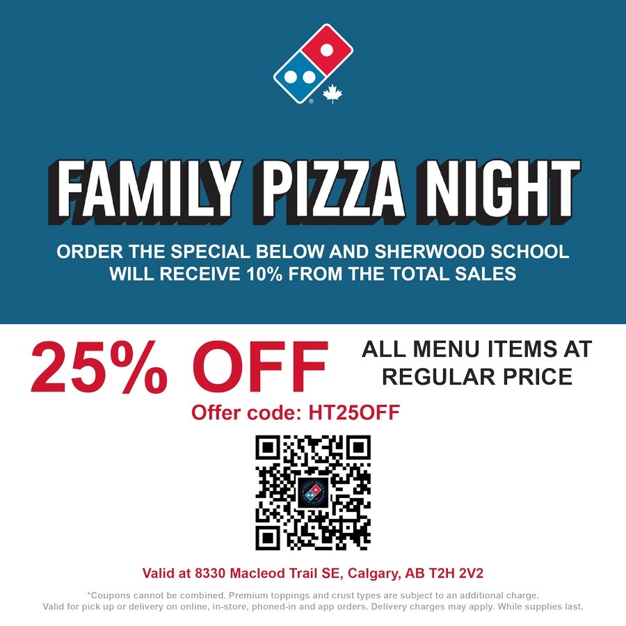 Dominos Pizza Family Pizza Night