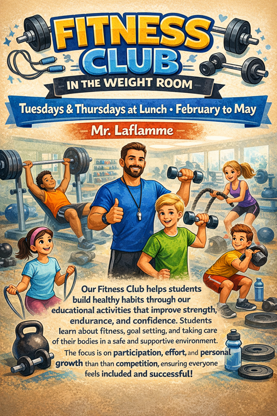 fitness club poster 2026
