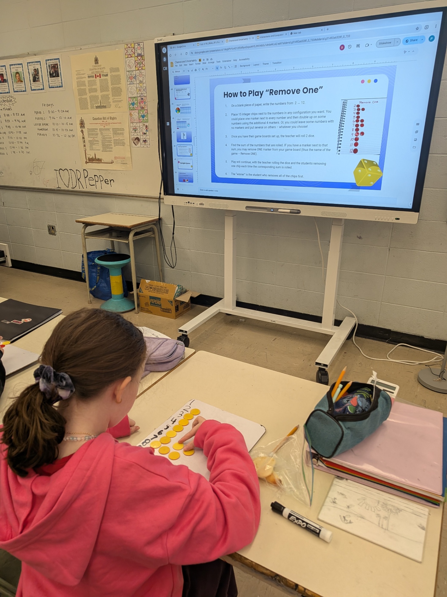 Remove One Math Game