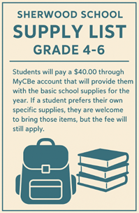 School Supplies Grades 4 6