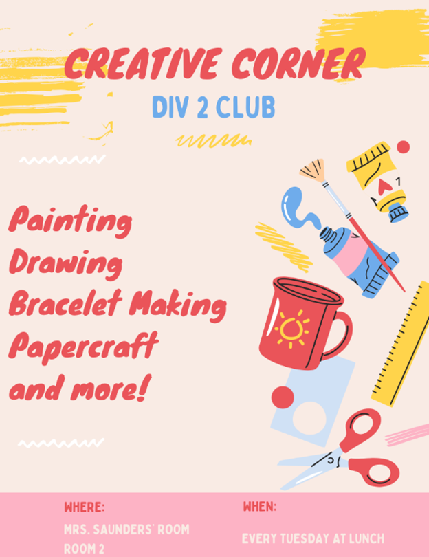 creative corner poster 2026